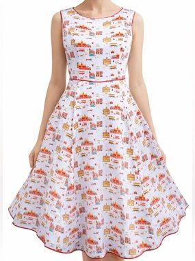 Disney Parks Dress Shop Main Street USA Dress Her Universe Fit & Flare 2X